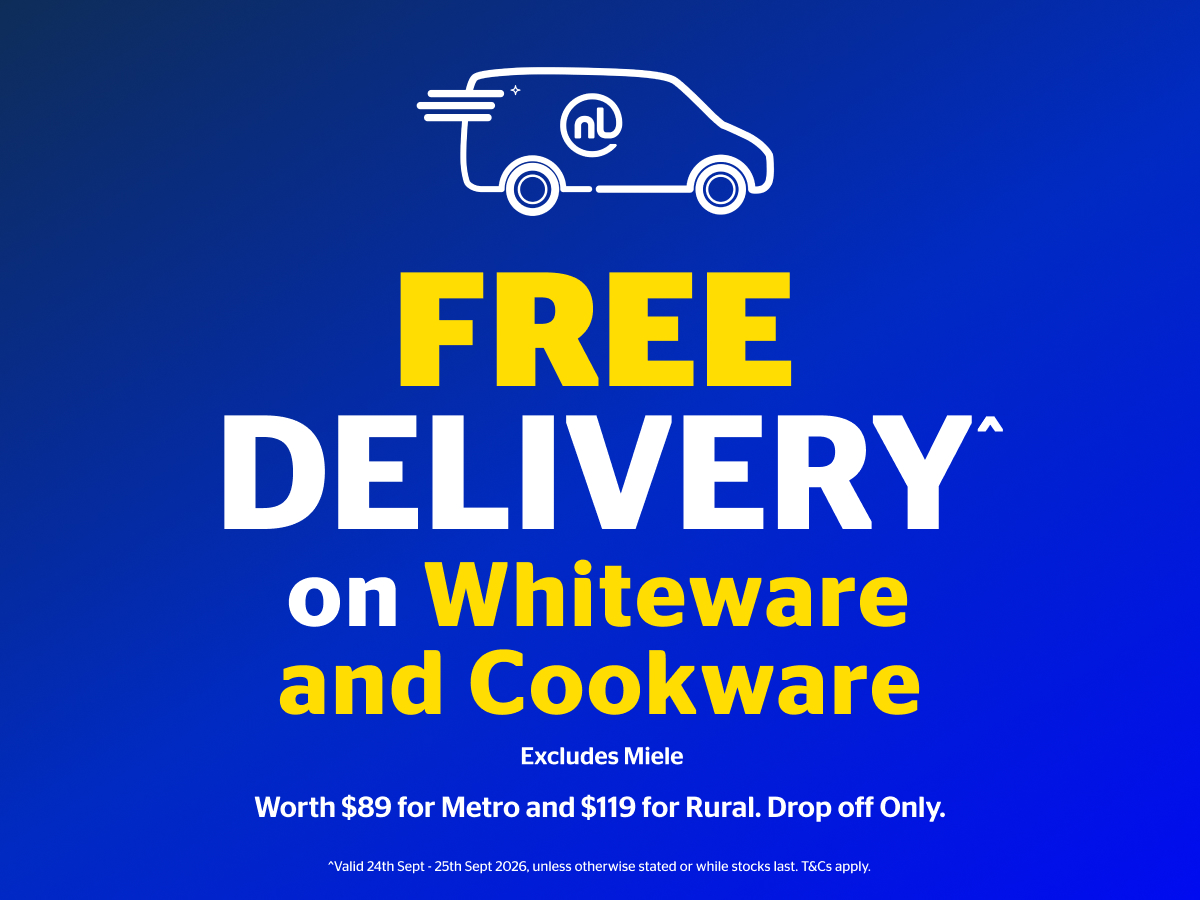FREE DELIVERY on Whiteware & Cookware