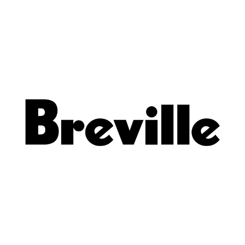 The Breville brand logo, representing smart and user-friendly kitchen appliance design.