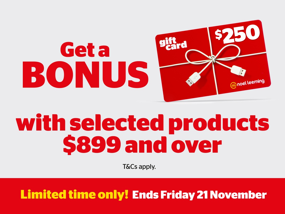 Black Friday - Bonus Gift Card on Selected Product