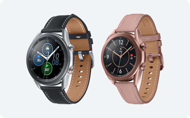 Two Galaxy Watch3