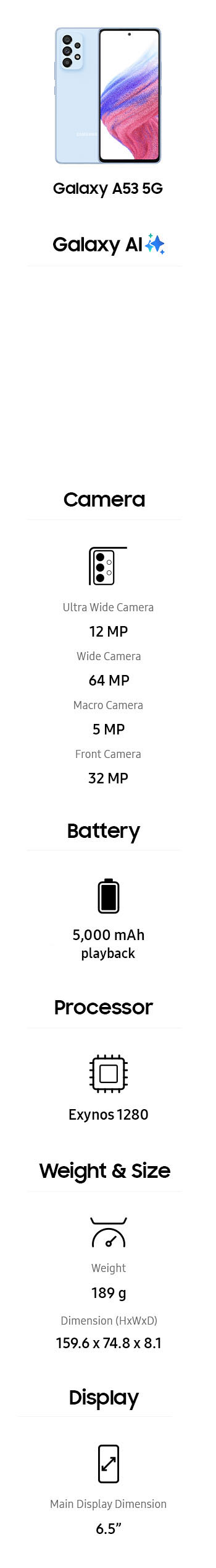 Galaxy A53 5G