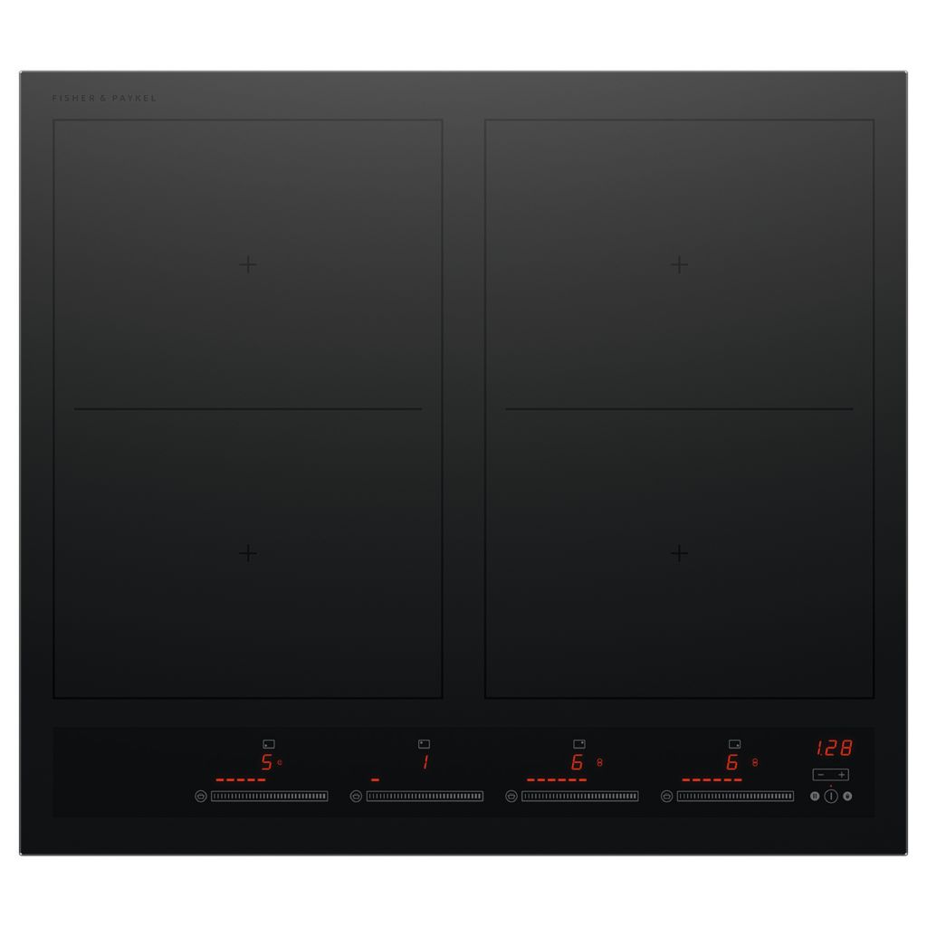 Fisher & Paykel 60cm 4 Zone Induction Cooktop - Series 7 - Black