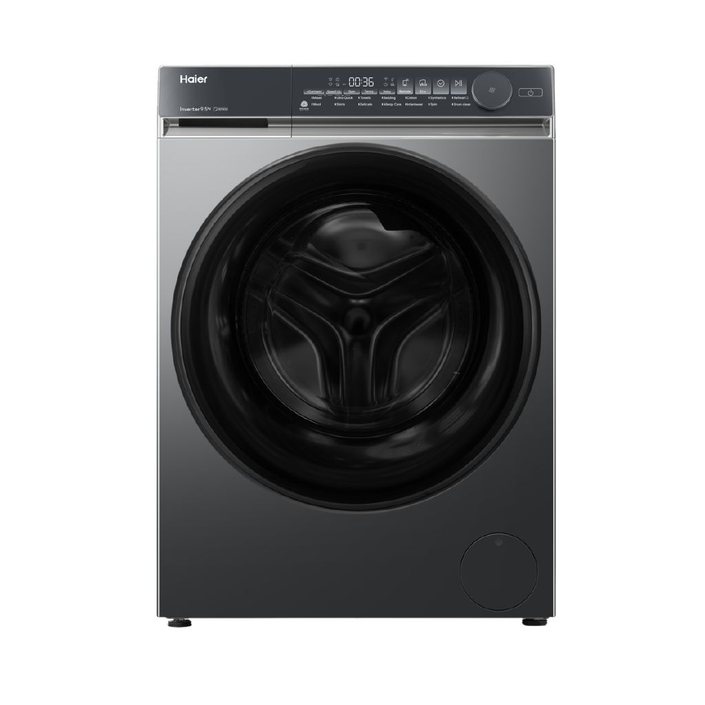 Haier 9.5kg 500 Series Front Load Washer - Black