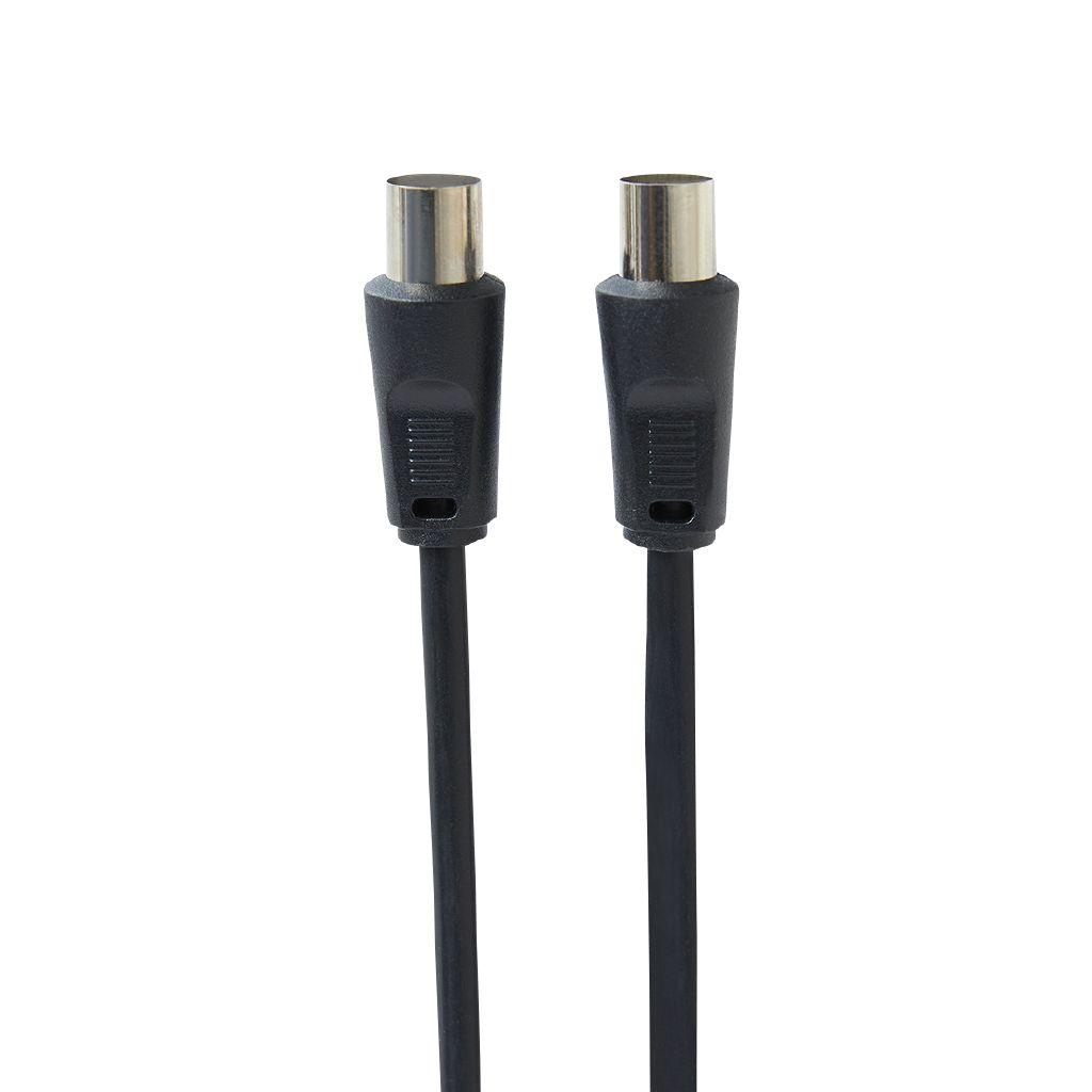 Tech.Inc Coaxial Fly Lead Plug to Plug 2 Metres