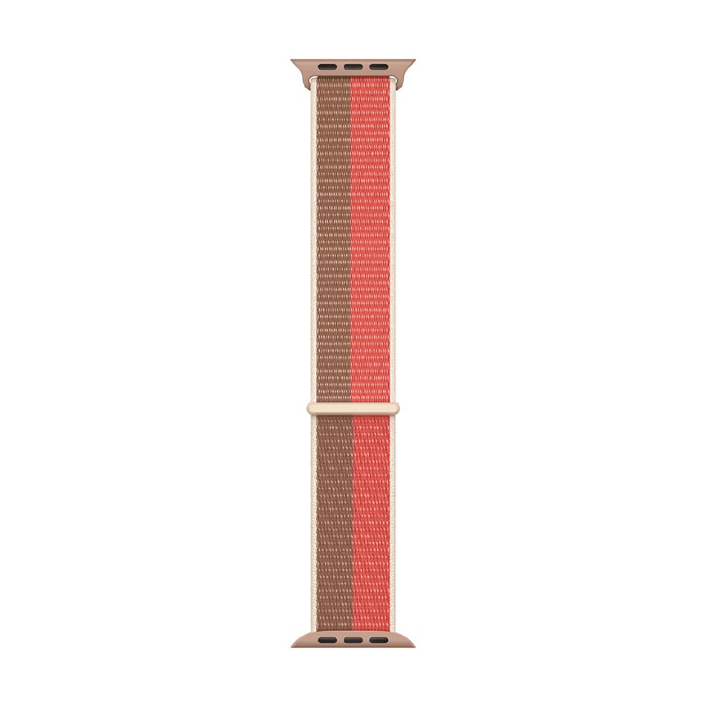 Apple 45mm Pink Pomelo/Tan Sport Loop - Regular