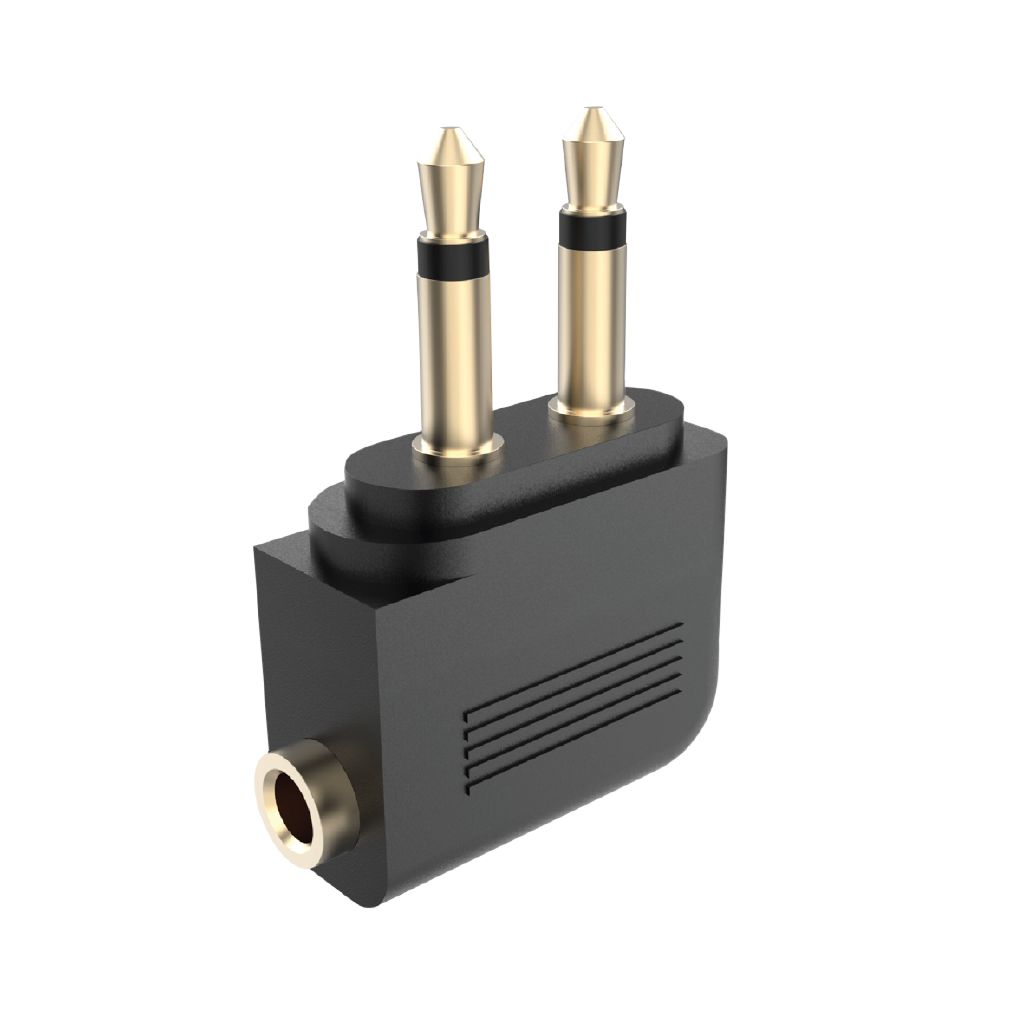 Laser Airplane Headphone Audio Adapter