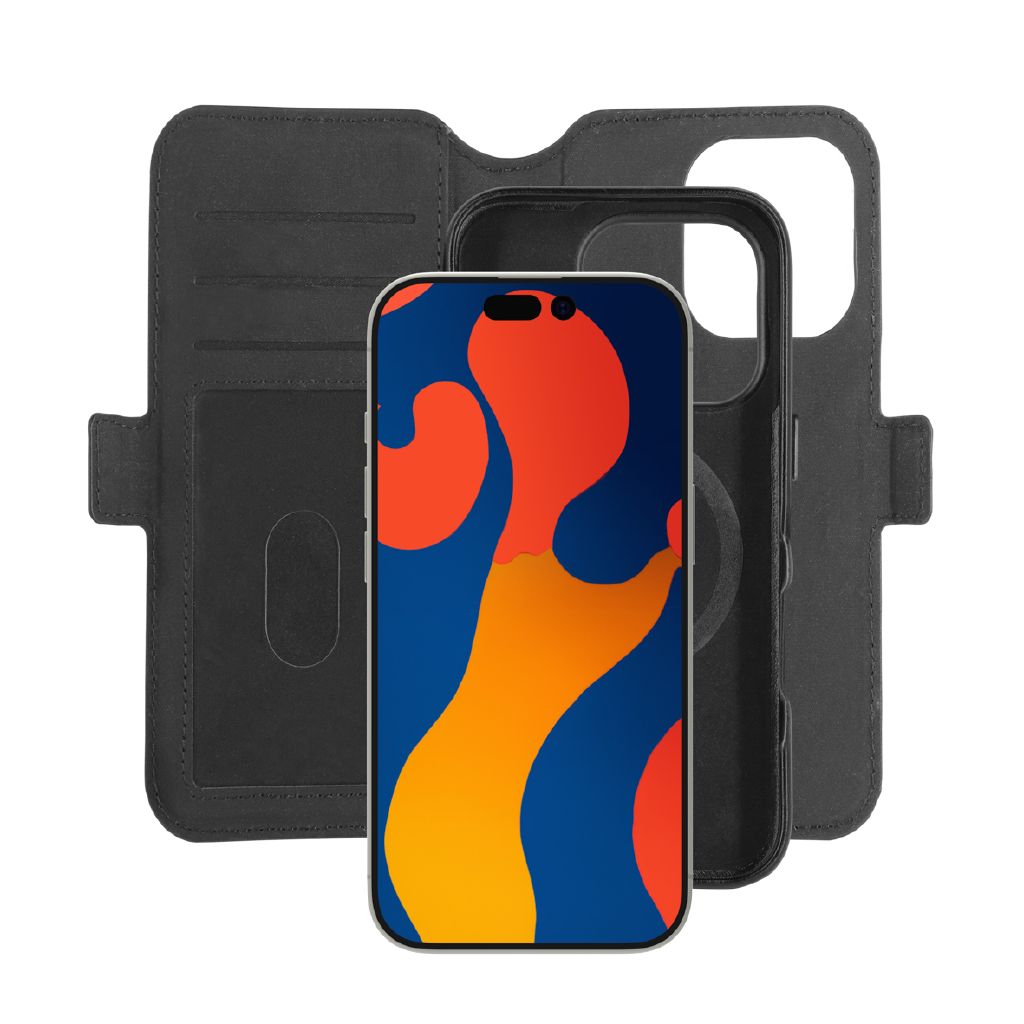 3SIXT Neo Wallet MagSafe Case for iPhone 16 Pro - Black