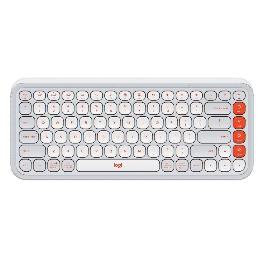 Logitech POP ICON Keys Wireless Keyboard - Off white - Noel Leeming