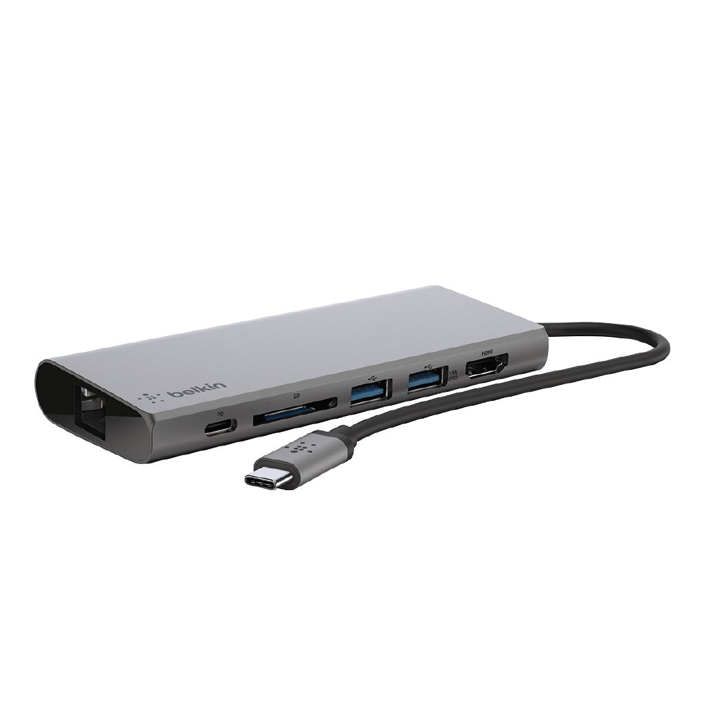 Belkin USB-C Multimedia Dock - Space Grey