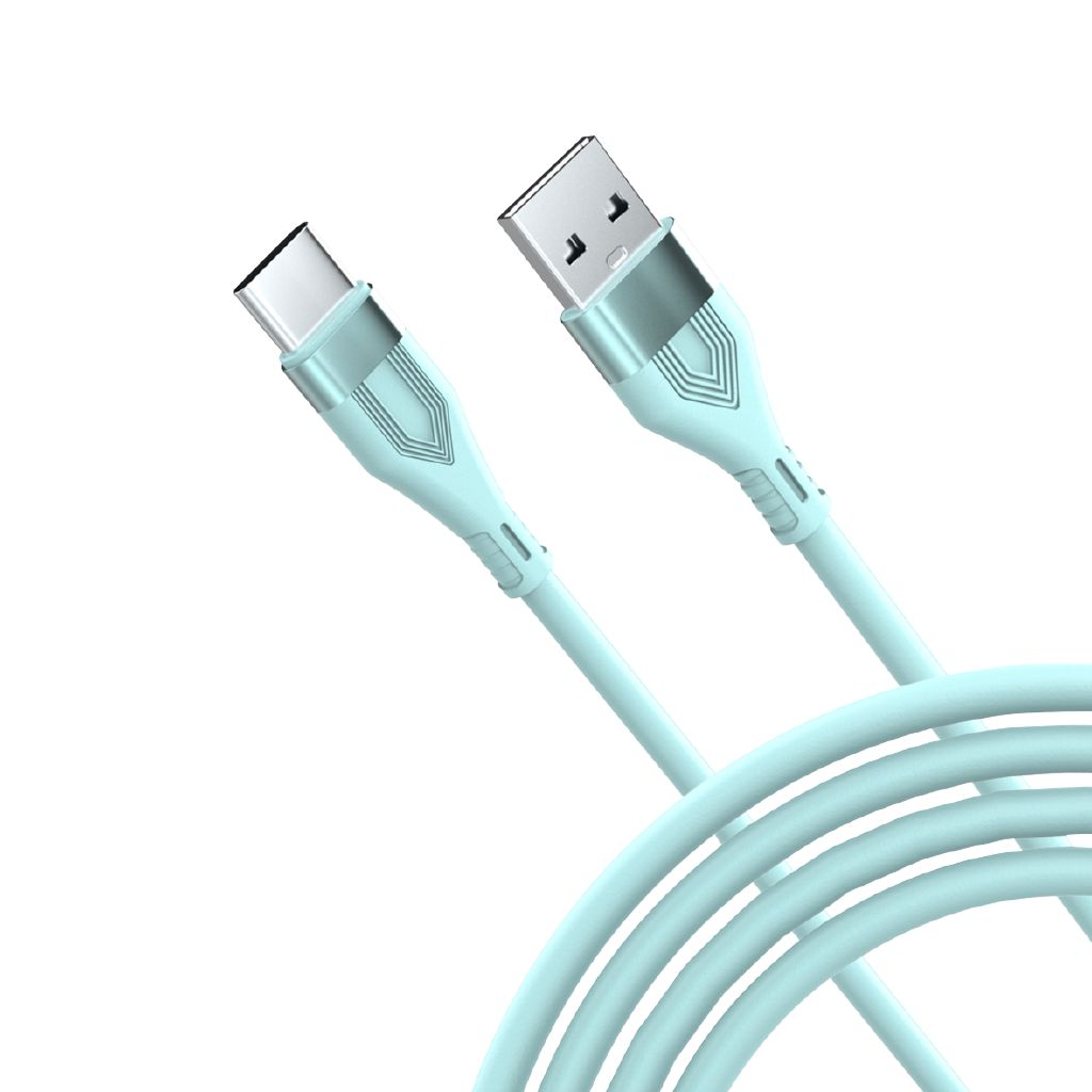 Laser USB-A to USB-C Cable 2m - Aquatic Awe