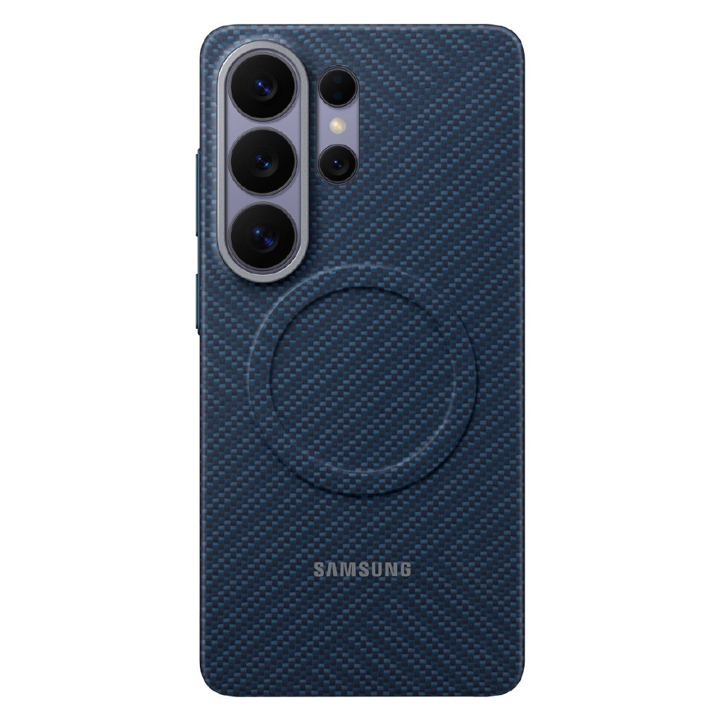 Samsung S26 Ultra Carbon Magnet Case - Dark Blue