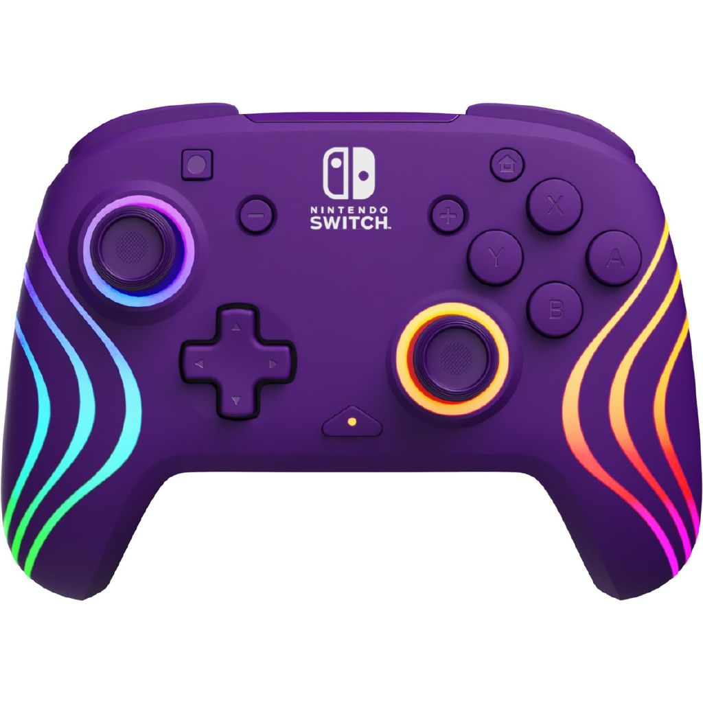 PDP Afterglow Wave Wireless Plus Nintendo Switch Controller - Purple
