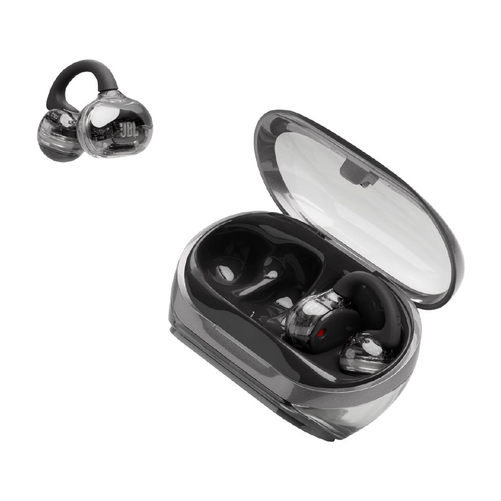 JBL SoundGear Clips True Wireless Open-Ear Headphones - Black