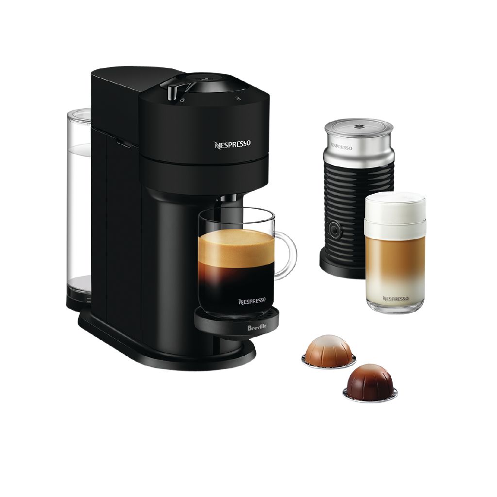Nespresso Vertuo Next Bundle by Breville - Matte Black - Noel Leeming