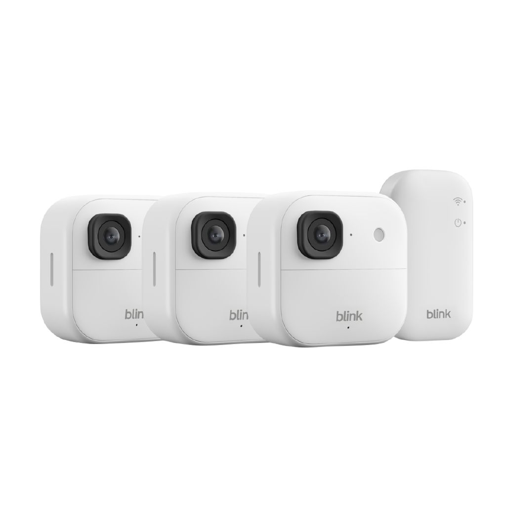 Blink Outdoor 2K+ With Sync Module Core 3 Pack White