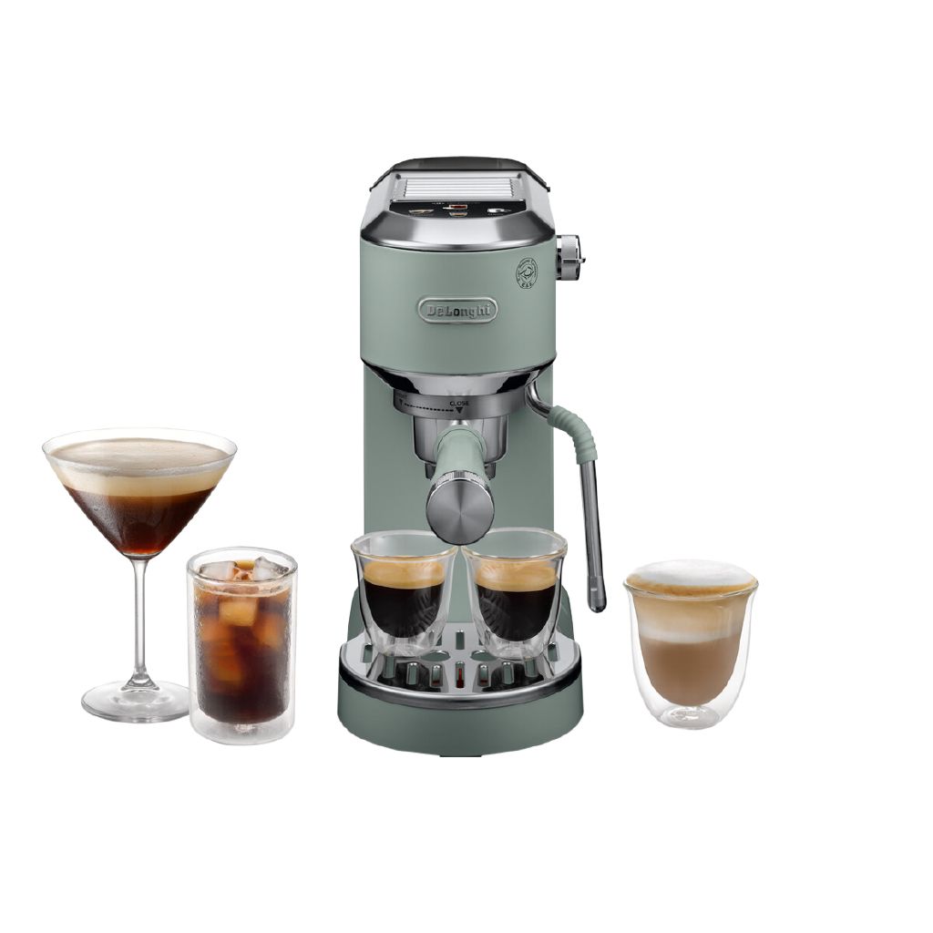 Delonghi Dedica Duo with Cold Brew Manual Coffee Machine Green