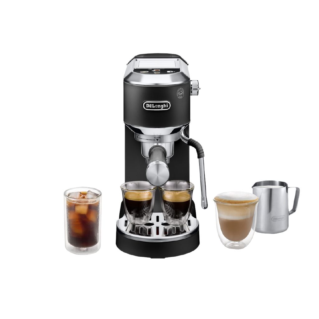 Delonghi Dedica Duo with Cold Brew Manual Coffee Machine Black