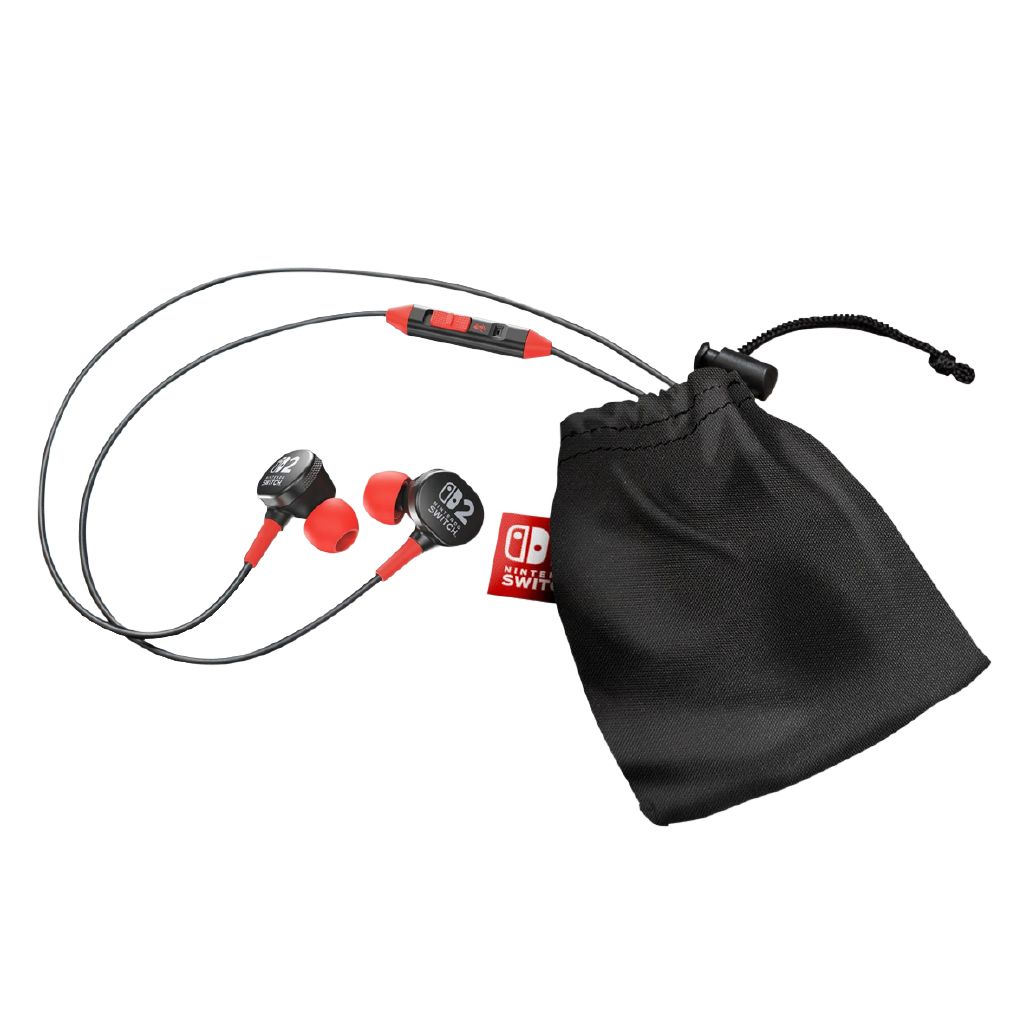 PowerA Wired Earbuds with 3.5mm Jack for Nintendo Switch 2 - Black
