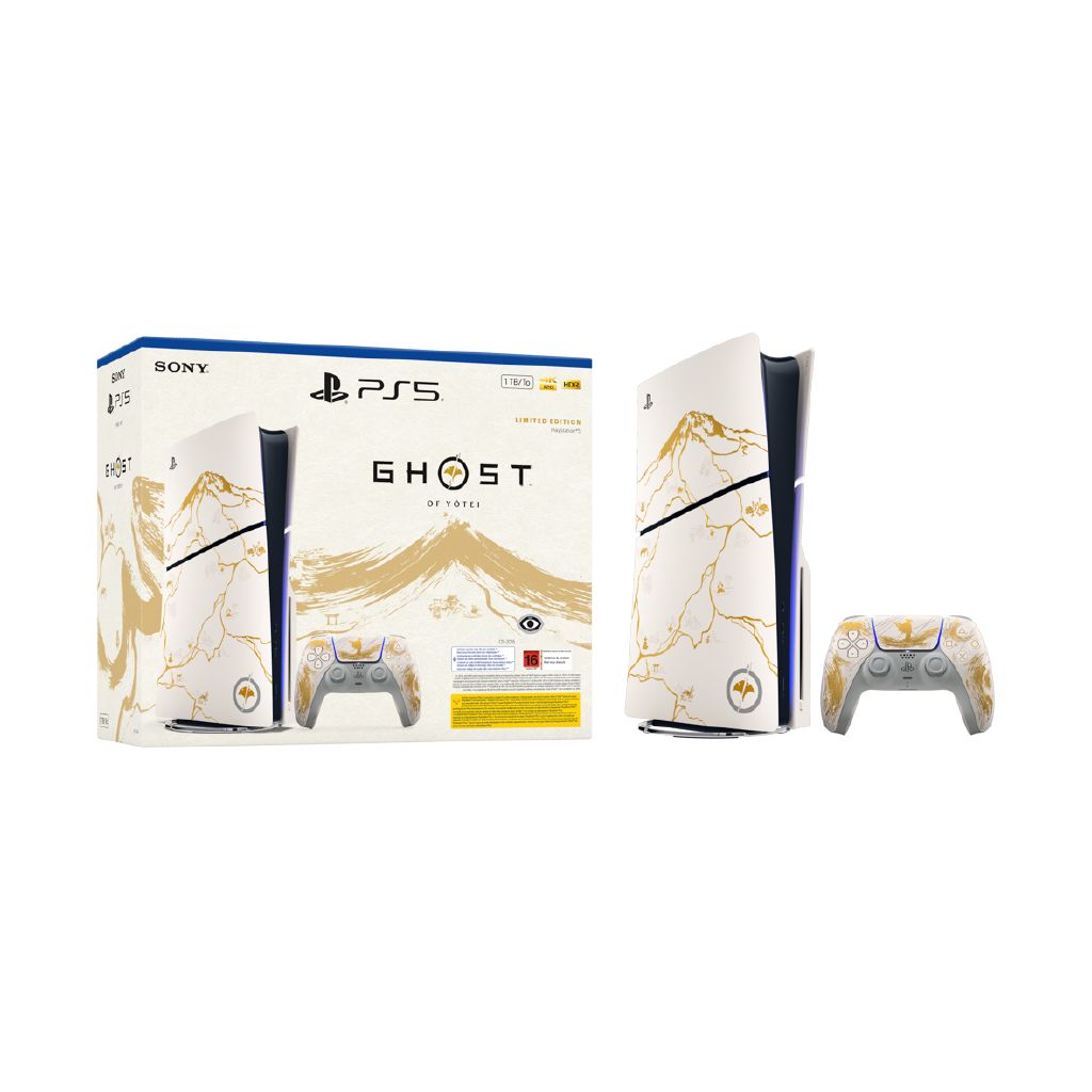 PS5 Console Ghost of Yotei Gold Limited Edition Bundle Noel