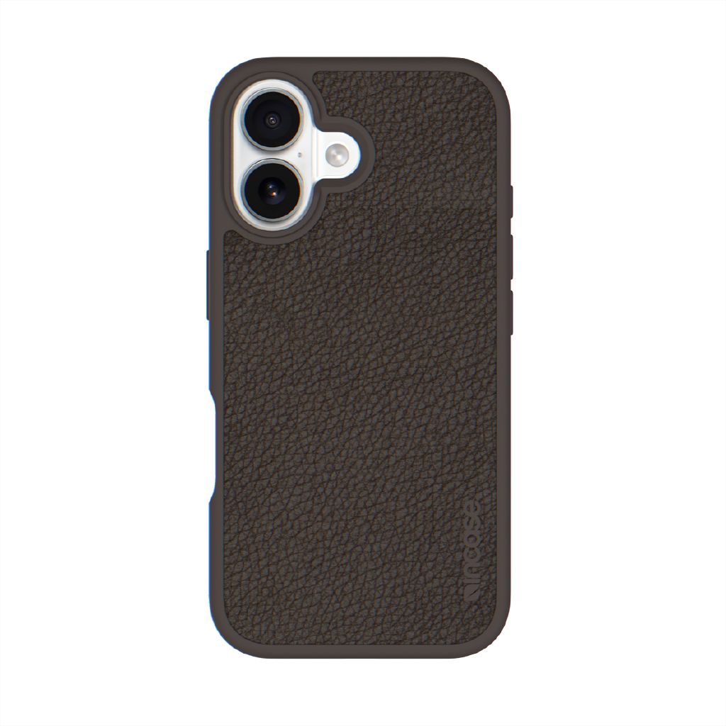 Incase ICON MagSafe Case for iPhone 16 (Cocoa Plant Leather)