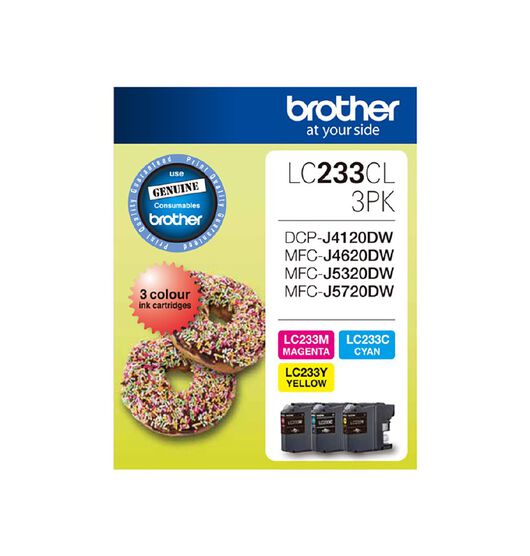 Brother LC233CL3PK Ink Cartrid